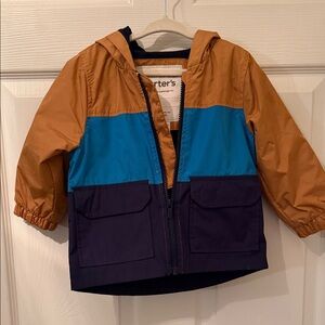 Carter's Kids Raincoat - Blue, Brown, and Navy